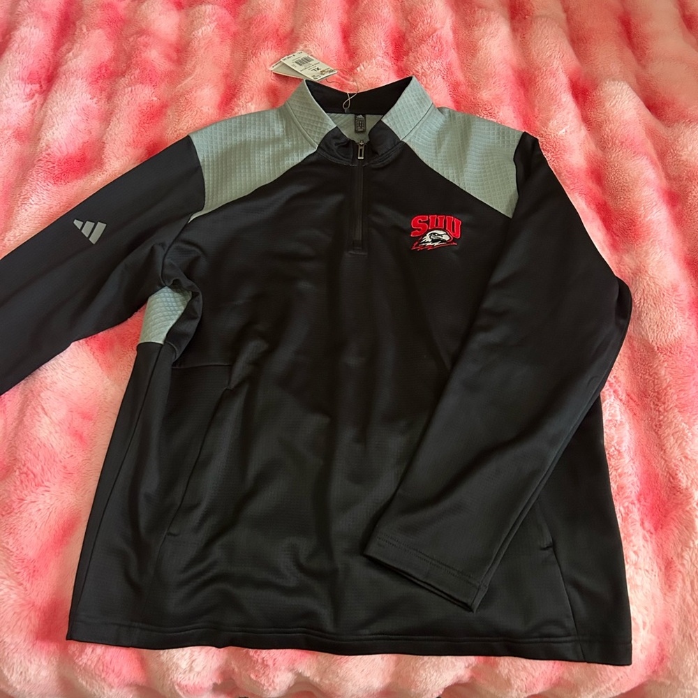 Adidas Black and Gray Primegreen Sweatshirt